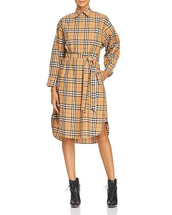 burberry isotto tartan shirtdress|Burberry Isotto Plaid Shirt Dress Women .